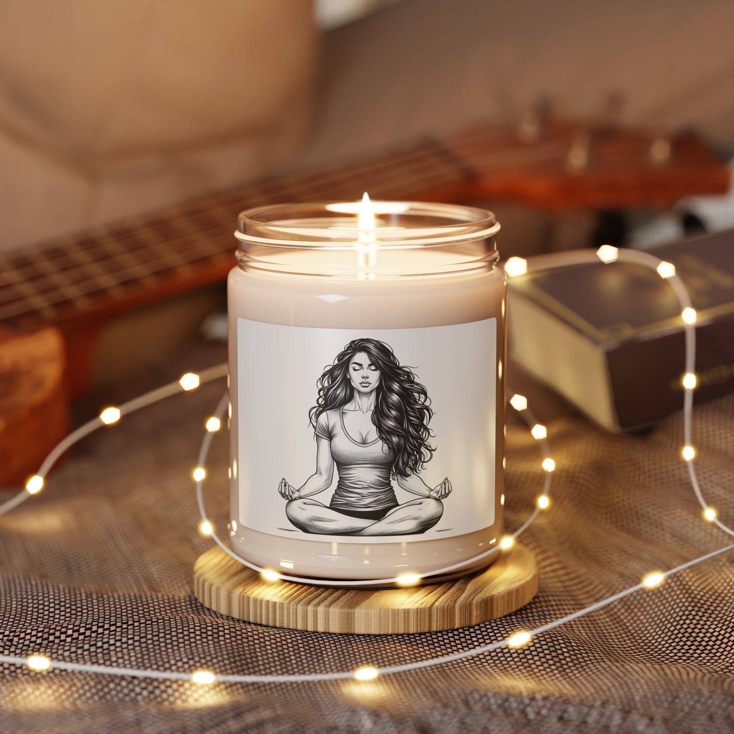 Meditation Scented Soy Candle | 9oz Relaxation Candle for Home Decor & Mindfulness