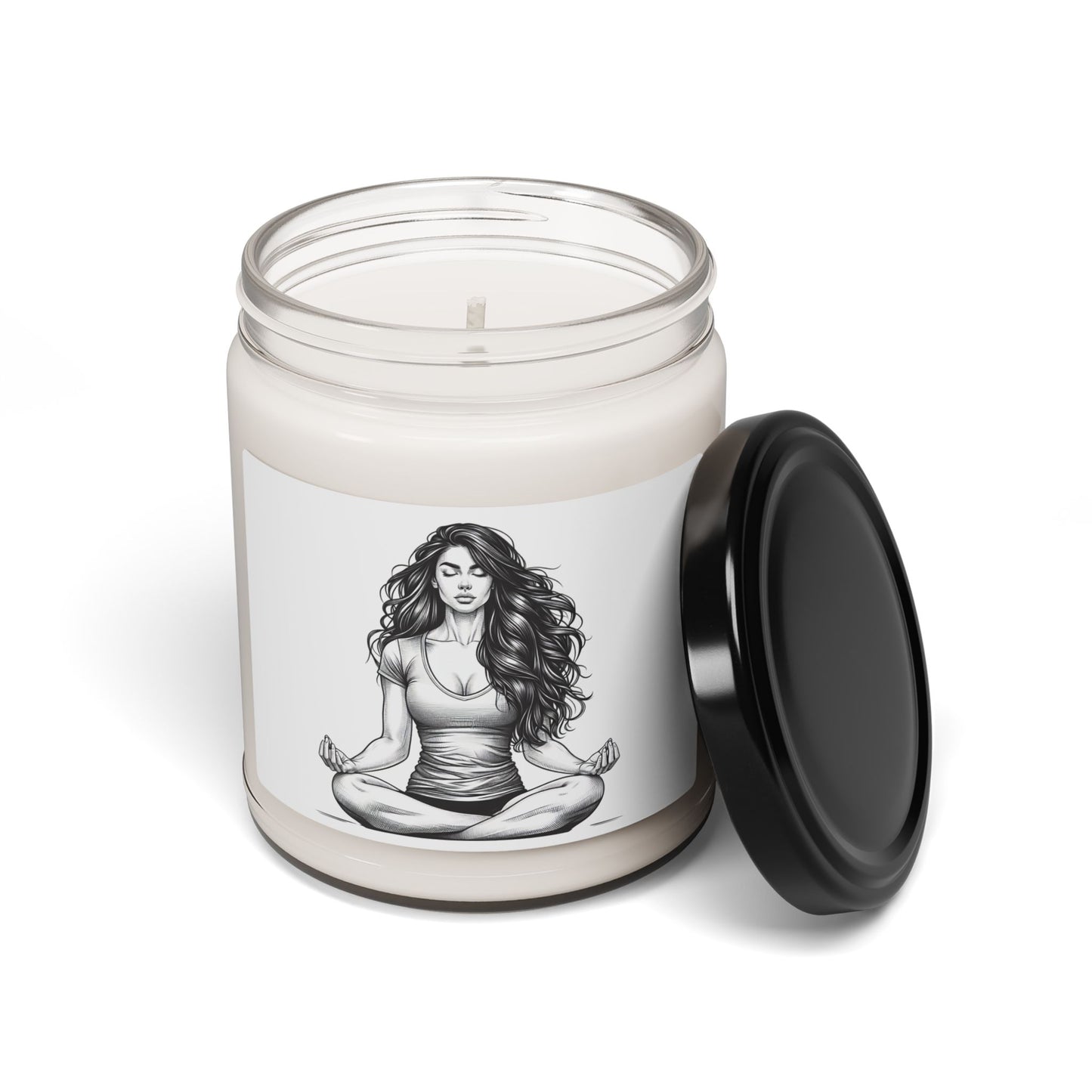 Meditation Scented Soy Candle | 9oz Relaxation Candle for Home Decor & Mindfulness