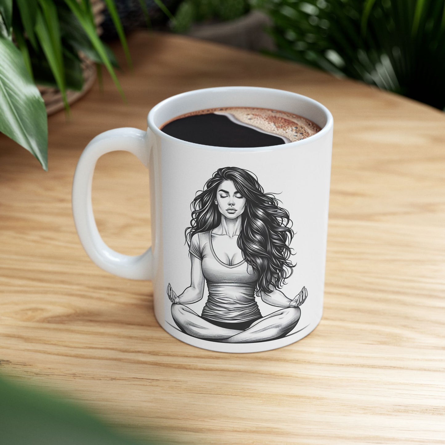 Meditation Inspired Ceramic Mug - 11oz & 15oz