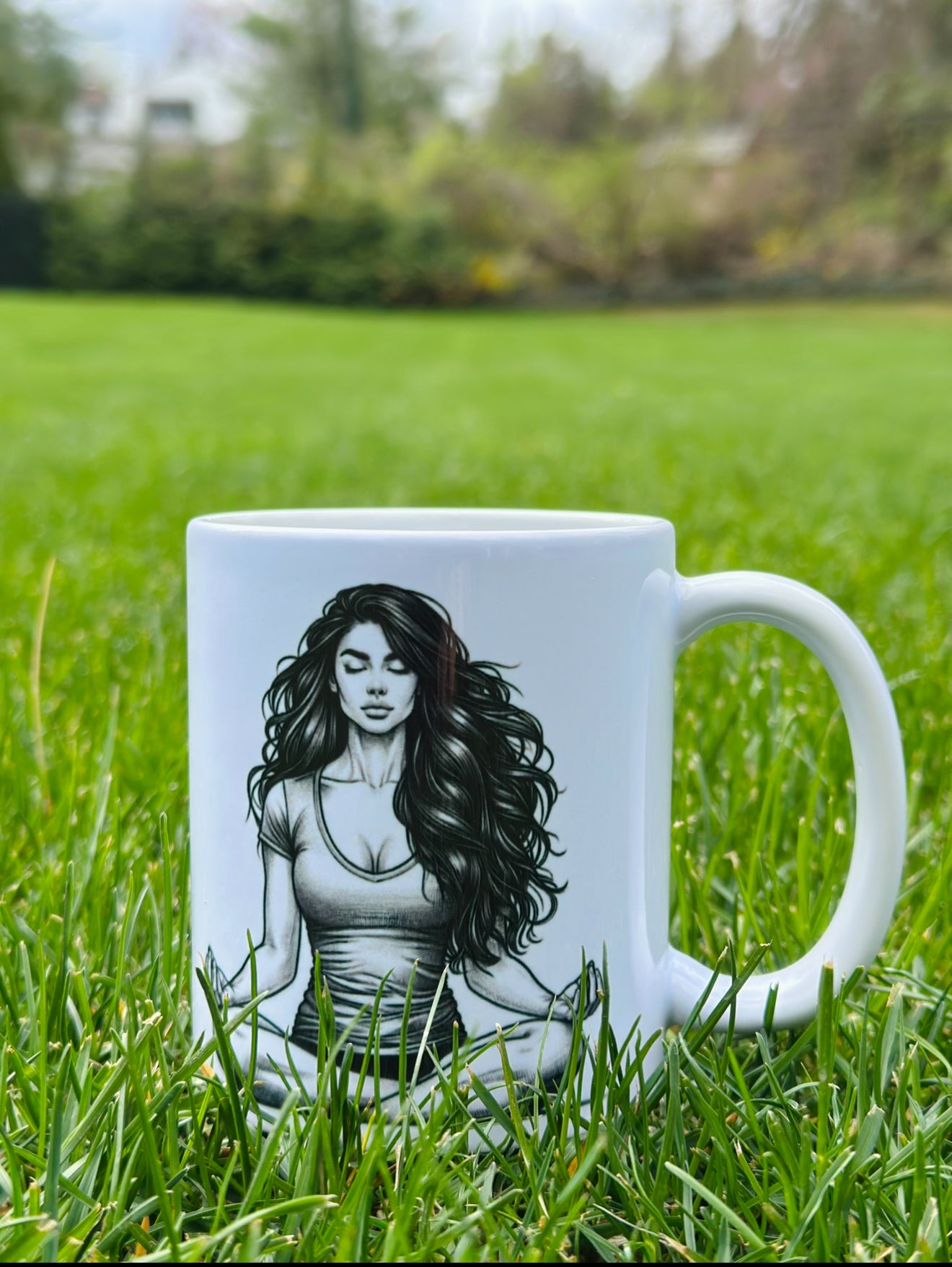 Meditation Inspired Ceramic Mug - 11oz & 15oz