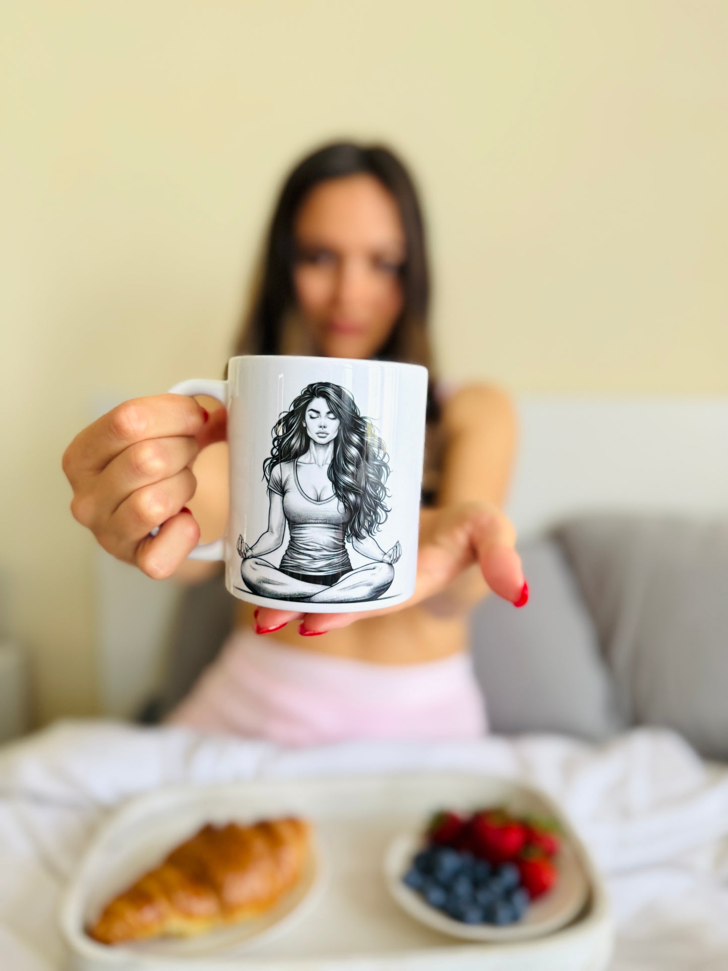 Meditation Inspired Ceramic Mug - 11oz & 15oz